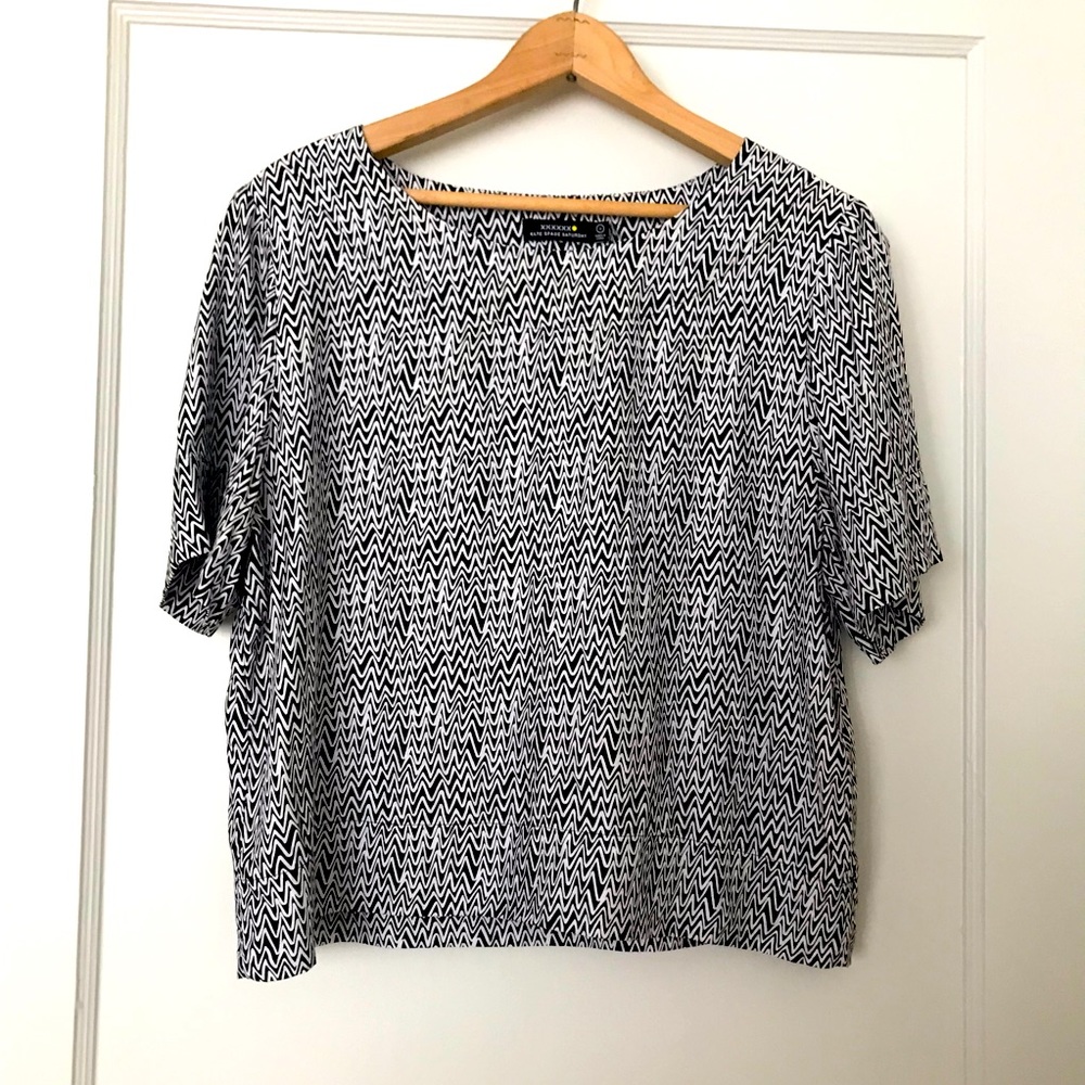 Kate Spade Boxy Silk Top